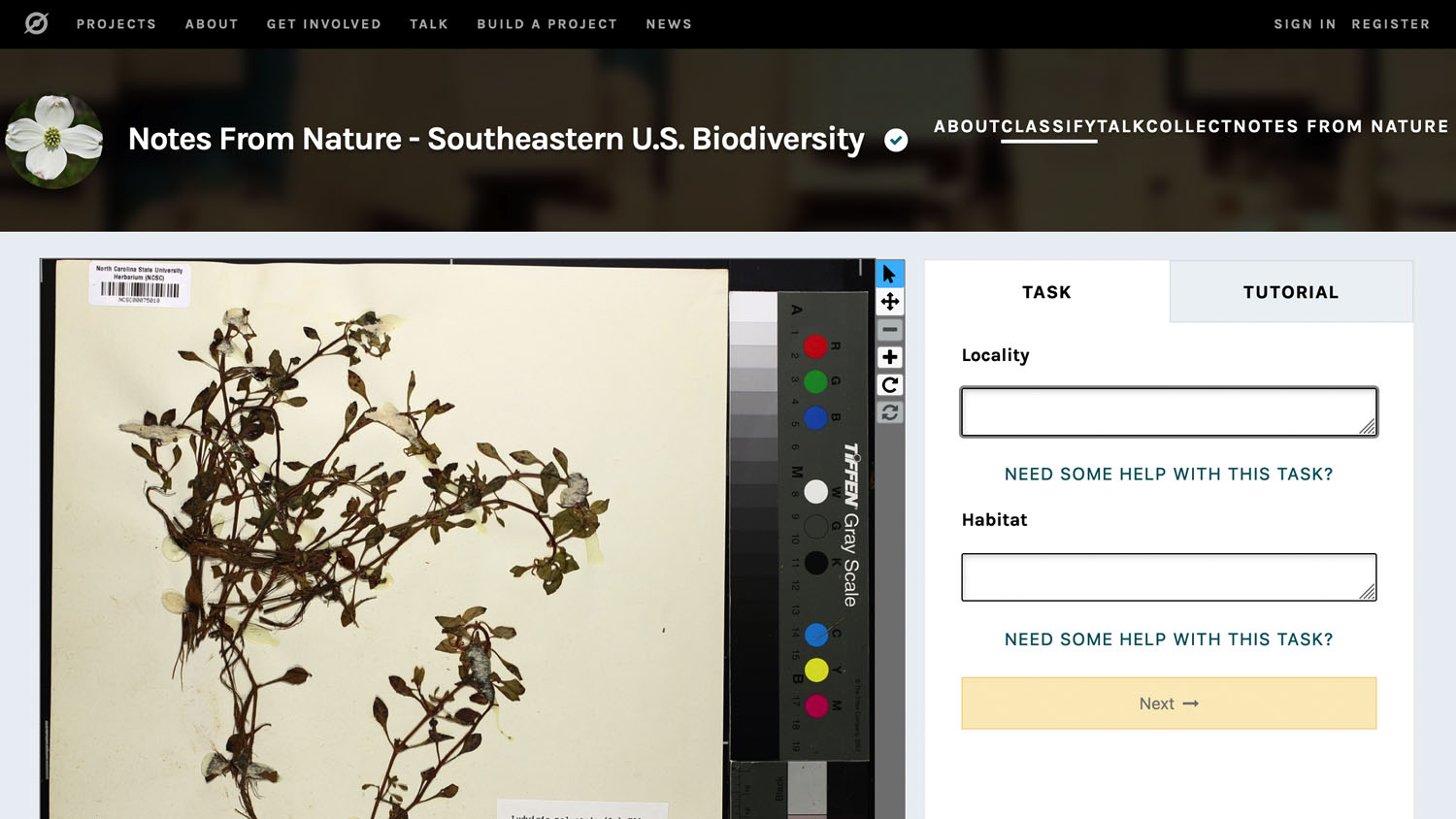Zooniverse expedition