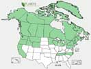 U.S. distribution of Alnus viridis