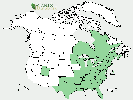U.S. distribution of Fagus grandifolia