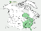 U.S. distribution of Fraxinus profunda