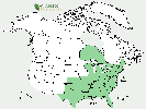 U.S. distribution of Nyssa sylvatica